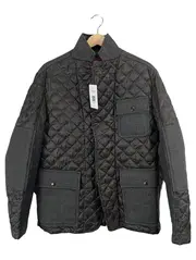 Vorschaubild 1 von Herren Steppjacke Gr. L Grau Wolle Polyamid Quilted Jacke