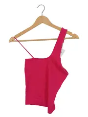 Vorschaubild 1 von Damen One-Shoulder Top Pink Modisch Einheitsgröße
