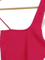 Vorschaubild 2 von Damen One-Shoulder Top Pink Modisch Einheitsgröße
