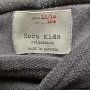 Vorschaubild 6 von Kids Kapuzenpullover Hoodie Raglan Grau Schwarz Gr. 164 Jungen