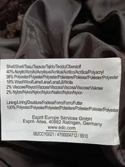 Vorschaubild 4 von edc Damen Wollmantel Gr. 34/XS Mehrfarbig Vintage Muster