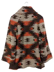 Vorschaubild 2 von edc Damen Wollmantel Gr. 34/XS Mehrfarbig Vintage Muster