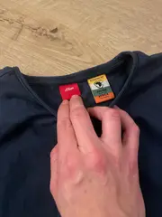 Vorschaubild 6 von T-Shirt Jungen Blau Schriftzug Logo Print Baumwolle Gr. 140