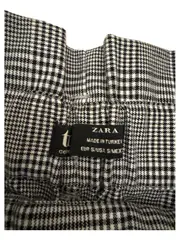 Vorschaubild 2 von Damen High-Waist Shorts kariert Gürtel Schleife Gr. S/36