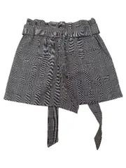 Vorschaubild 3 von Damen High-Waist Shorts kariert Gürtel Schleife Gr. S/36