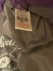 Vorschaubild 5 von Kinder Leichte Jacke Lila Gr. 68 Steppjacke Herbst Winter Kapuze