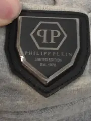 Vorschaubild 6 von Hoodie Herren S Grau Totenkopf Strass Kapuzenpullover