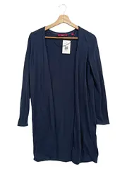 Vorschaubild 1 von Damen Strickjacke Gr. 34/XS Blau Klassisch Elegant Viskose-Mix