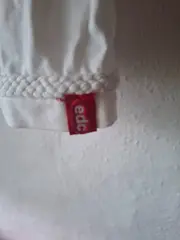 Vorschaubild 3 von EDC Damen Basic Leggings Capri Weiß Gr. L Stretch Hose