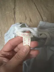 Vorschaubild 2 von Damen T-Shirt V-Ausschnitt Kurzarm Brusttasche Grau Gr. M