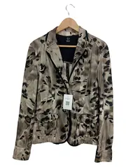 Vorschaubild 1 von Sports Blazer Damen Gr. M/38 Leopardenmuster Beige Baumwolle