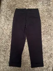 Vorschaubild 2 von TAIFUN Damen Stoffhose Chino Blau Gr. 36 Baumwolle Klassisch