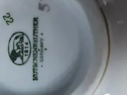 Vorschaubild 4 von Sauciere Kännchen Blumenmuster Weiß Porzellan Klassisch 200ml