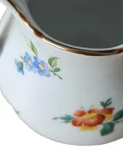 Vorschaubild 2 von Sauciere Kännchen Blumenmuster Weiß Porzellan Klassisch 200ml