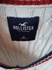 Vorschaubild 5 von Herren Pullover V-Ausschnitt Strickpullover Gr. M Weiß