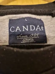 Vorschaubild 3 von CANDA Herren Sweatshirt Gr. 50/L Schwarz Casual Schriftzug