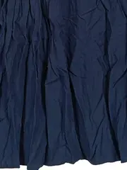 Vorschaubild 3 von Damen Faltenrock Blau Gr. 40/L Casual Sommerrock