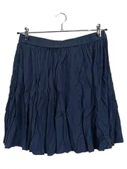 Vorschaubild 1 von Damen Faltenrock Blau Gr. 40/L Casual Sommerrock