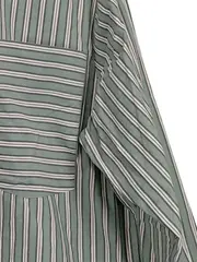 Vorschaubild 4 von Hemdbluse Damen Gr. XXS Grün Gestreift Baumwolle