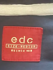 Vorschaubild 5 von EDC Herren Kapuzenpullover Gr. M Blau Full Zip Hoodie Baumwolle Casual