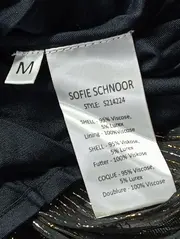 Vorschaubild 3 von Cocktailkleid Damen 38/M Schwarz Glitzer Elegant Lurex
