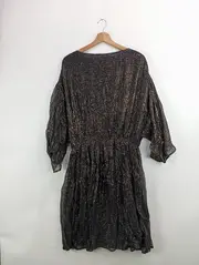 Vorschaubild 4 von Cocktailkleid Damen 38/M Schwarz Glitzer Elegant Lurex