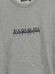 Vorschaubild 2 von Herren Sweatshirt Gr. 44/XS Grau Casual Logo-Print