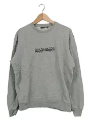 Vorschaubild 1 von Herren Sweatshirt Gr. 44/XS Grau Casual Logo-Print