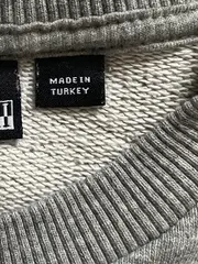 Vorschaubild 3 von Herren Sweatshirt Gr. 44/XS Grau Casual Logo-Print