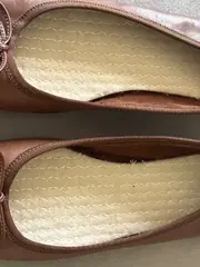 Vorschaubild 3 von Ballerinas Schuhe Damen Gr. 40 Braun Klassisch