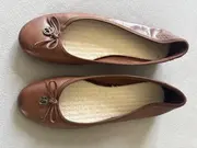 Vorschaubild 2 von Ballerinas Schuhe Damen Gr. 40 Braun Klassisch