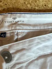 Vorschaubild 4 von Damen Shorts Chino Bermuda Gr. 46 (42) Weiß Casual