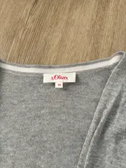 Vorschaubild 4 von Damen Strickjacke Cardigan Gr. 34/XS Grau Meliert Basic