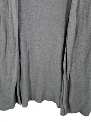 Vorschaubild 3 von Damen Strickjacke Cardigan Gr. 34/XS Grau Meliert Basic