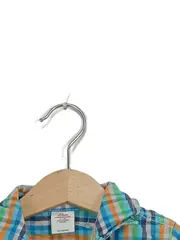 Vorschaubild 3 von Kinder Freizeithemd kariert Gr. 68 Mehrfarbig Langarm Baumwolle