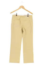 Vorschaubild 2 von Damen Stoffhose Gr. 40 L Gelb Casual Baumwolle