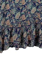 Vorschaubild 4 von Damen Freizeitkleid Blumenmuster Blau Gr. 38/M