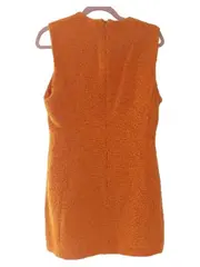 Vorschaubild 3 von Damen Sommerkleid Orange Strukturiert Ärmellos Gr. L/42