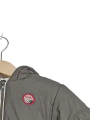 Vorschaubild 3 von Steppjacke Baby Gr. 80 Grau Kapuze Fleece gefüttert