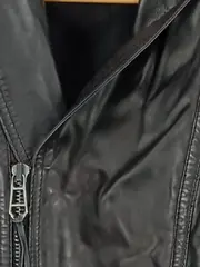 Vorschaubild 2 von Lederjacke Damen Gr. 36/S Schwarz Modern
