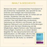Vorschaubild 3 von Bonjour les amis Lernwortschatz Französisch Schulbuch Vokabeln lernen