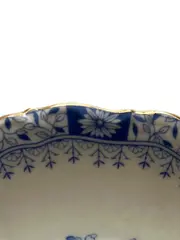 Vorschaubild 4 von Essteller Porzellan Teller Blau Blumenmuster Klassisch