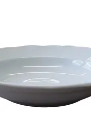 Vorschaubild 3 von Dessertschüssel Porzellan Weiß 23 cm Klassisch Uni