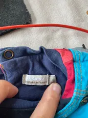 Vorschaubild 2 von Baby Body Gr. 80 Blau gestreift Bärchen Stickerei