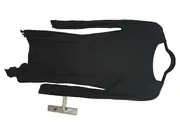 Vorschaubild 2 von Damen festliches Kleid 34/XS Schwarz Elegant Langarm