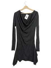 Vorschaubild 1 von Damen festliches Kleid 34/XS Schwarz Elegant Langarm