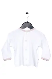 Vorschaubild 1 von Langarmshirt Kinder Gr. 74 Weiß Klassisch Basic