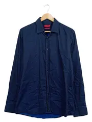 Vorschaubild 2 von Herren Langarmhemd Extra Slim Fit Gr. 40 Blau Business