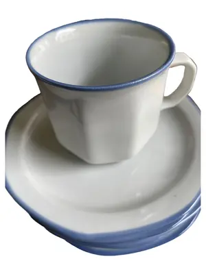 BURG LINDAU Tasse und Unterteller