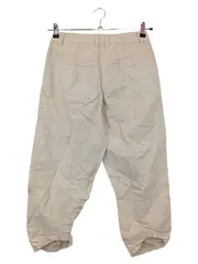 Vorschaubild 2 von Damen Cargohose Gr. 34 (entspricht 38/M) Beige Casual Leinen